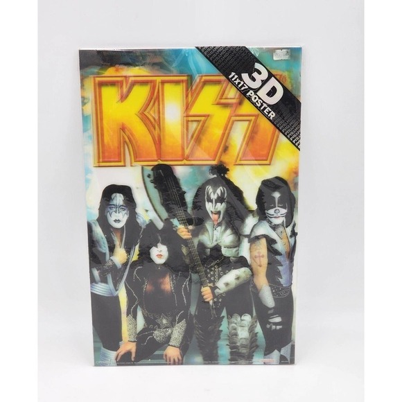 Pyramid Other - Kiss 3D 2010 Poster By Pyramid 11x17 Kiss Licensed Promotional Live Nation Merch